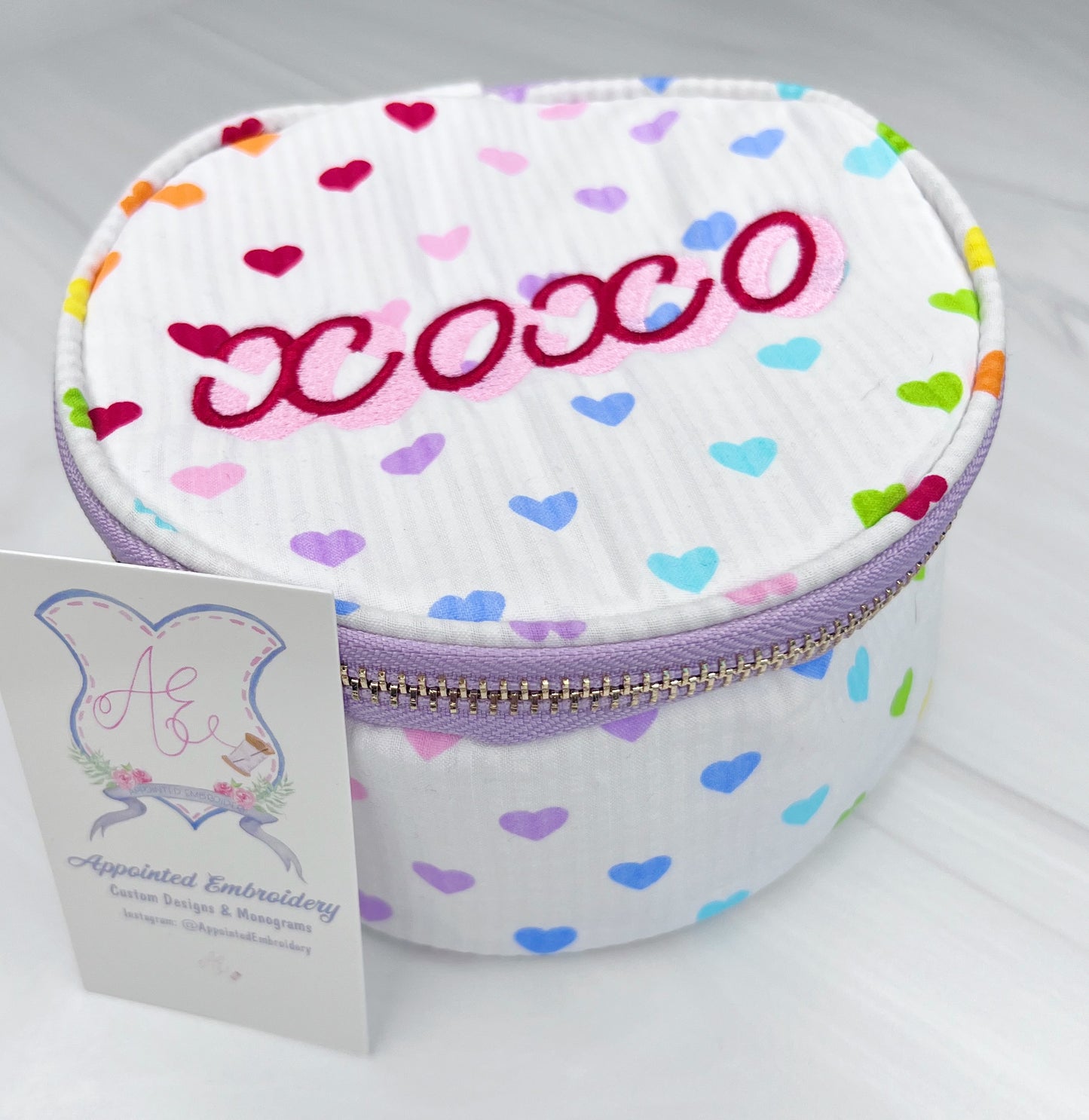 Tiny Hearts Button Bag